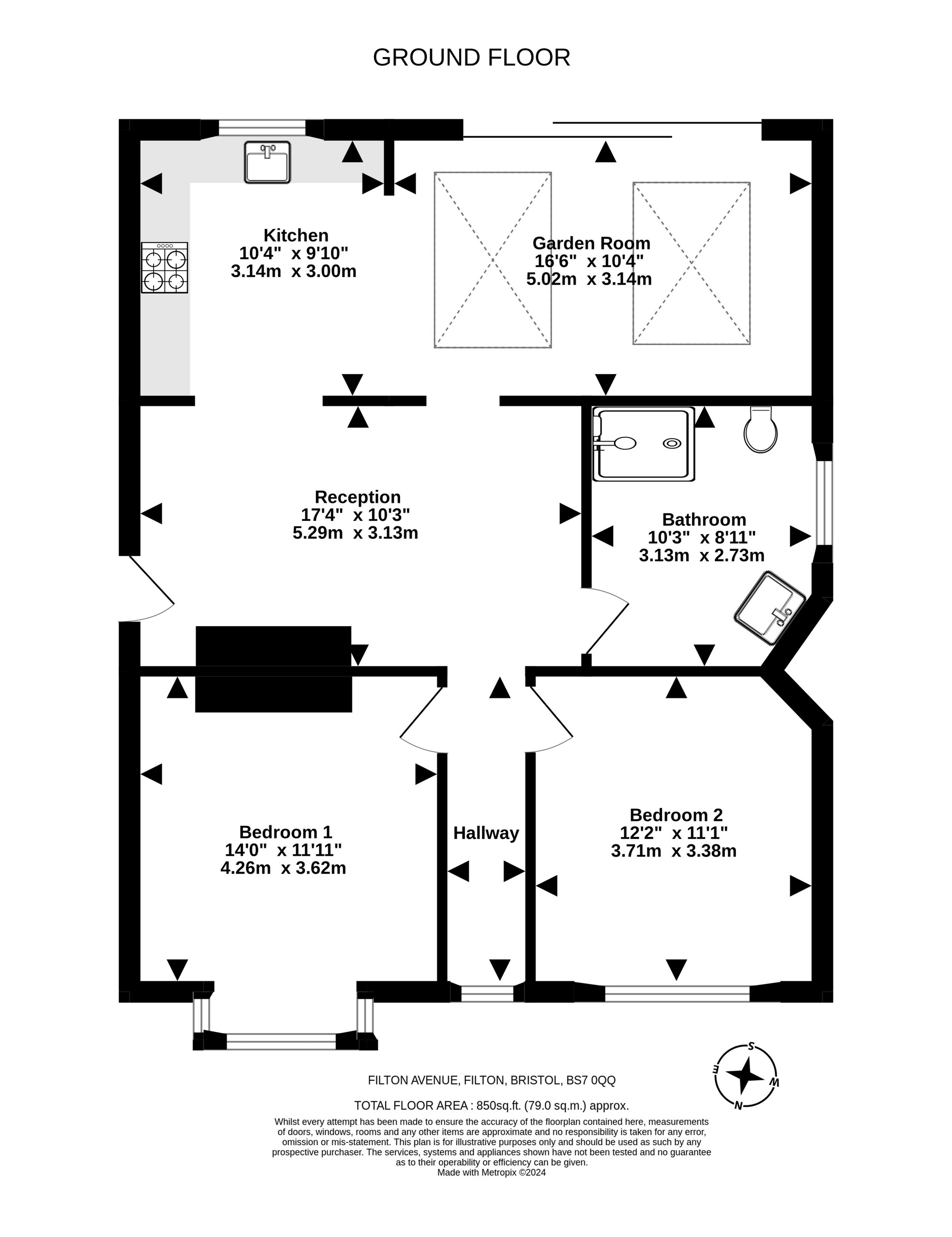 2 bedroom bungalow for sale, Filton, Bristol | Ocean Estate Agents